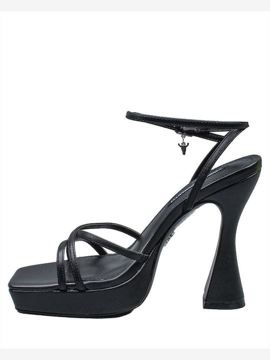 Godess Damen Sandalen Schwarz