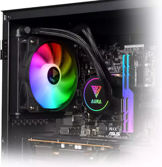 Gamdias Aura GL120 Răcire Cu Lichid AIO CPU Cu 1 Ventilator 120mm Și Led RGB