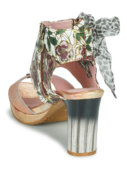 Leder Sandalen Beige