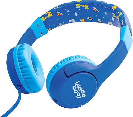 Kiddoboo KBHP03-BLU Ενσύρματα Παιδικά On Ear Ακουστικά Μπλε