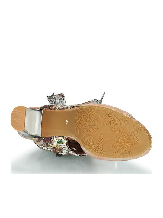 Leder Sandalen Beige