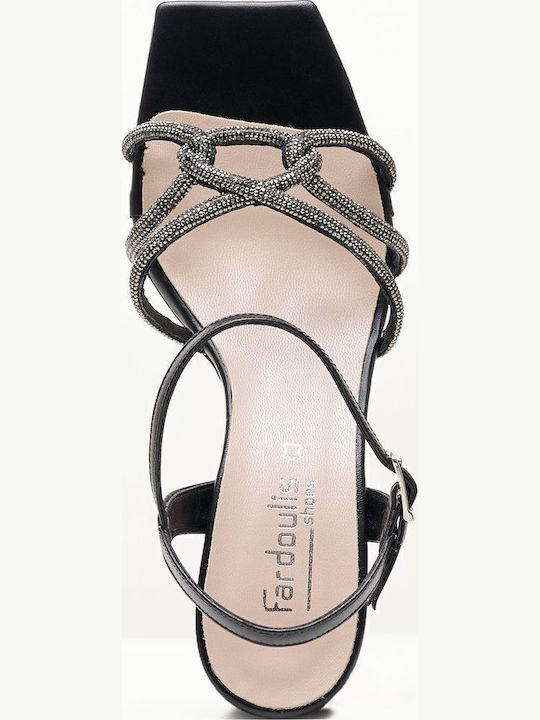 Leder Sandalen Schwarz