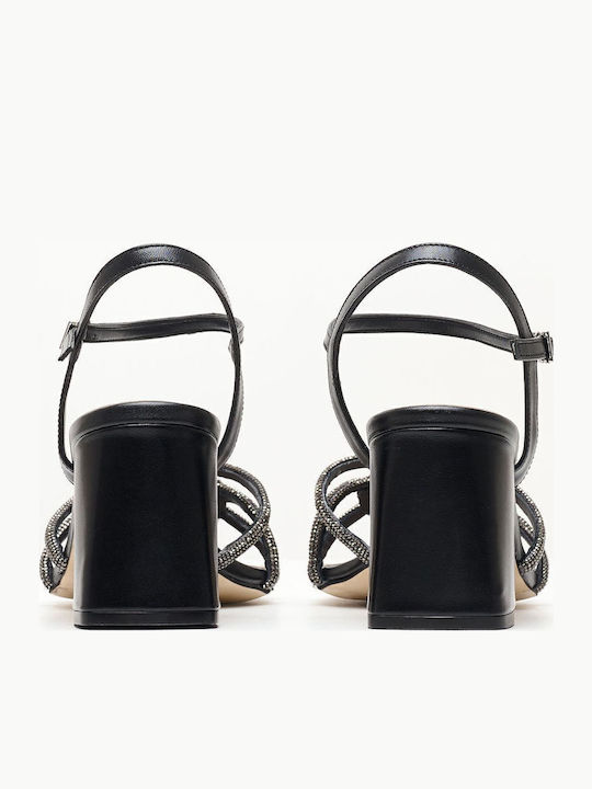 Leder Sandalen Schwarz