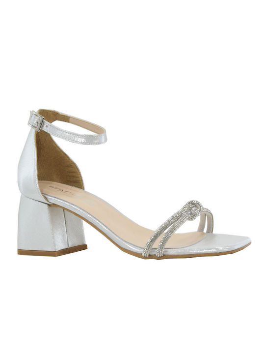 Piedini Damen Sandalen in Silber Farbe