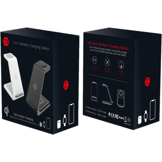 Techsuit Charging Stand 10W in Black color (CHWR016)