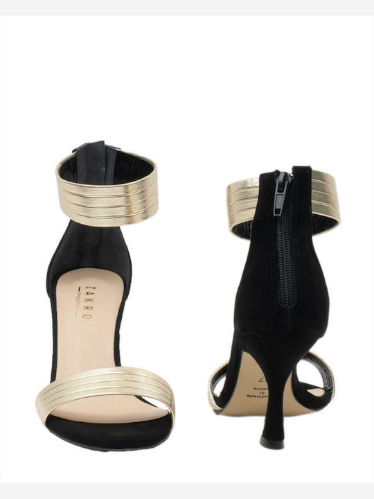 Suede Sandals Black