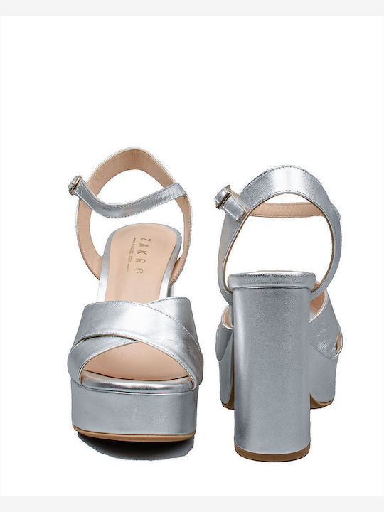 Sandalen Silber