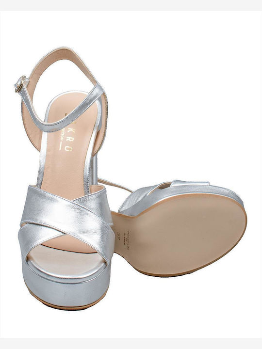 Sandalen Silber