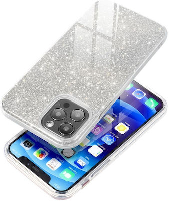 Forcell Shining Silicone Back Cover Silver (Redmi Note 12 4G)