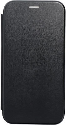 Elegance Synthetic Leather Book Black (Redmi Note 12 Pro+)