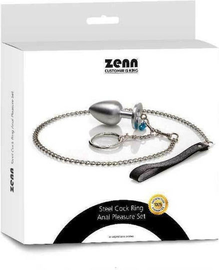 Zenn Πρωκτικές Σφήνες Σετ Ασημί