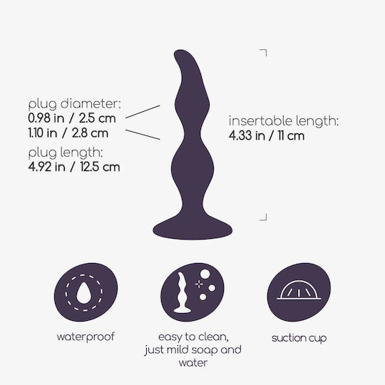 Crushious Anal Plug Black