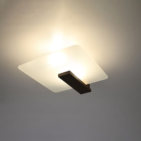 Sollux Deckenleuchte 48cm Braun mit Fassung E27