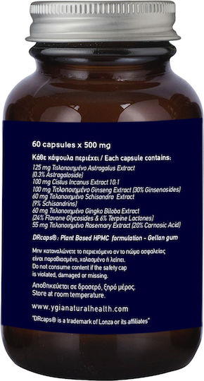 Ygia Memory Support 60 Φυτικές Κάψουλες