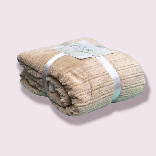 Olia Home Super-Queen Decke 220x240cm Beige