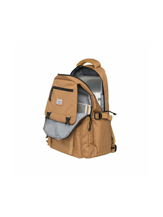 Kaukko Stoff Rucksack Gelb 18.3Es