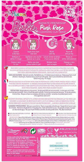 7th Heaven Barbie Pink Rose Gesichts- & Augenmaske 10ml