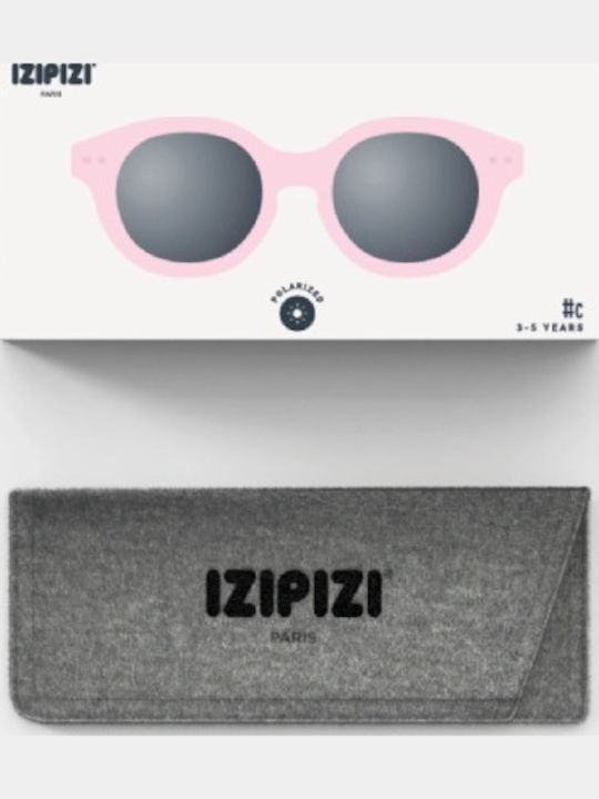 Izipizi Ochelari De Soare Pentru Copii Pătrați Pastel Roz Pentru 3-5 Ani