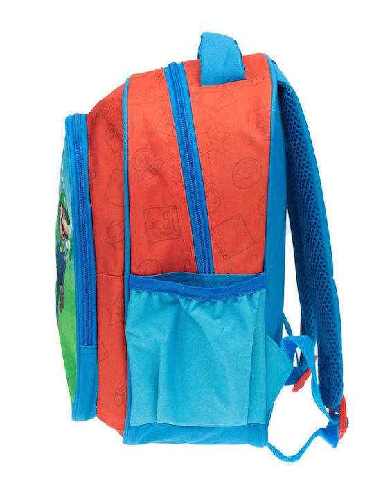 Gim Super Mario School Bag Backpack Kindergarten Multicolored