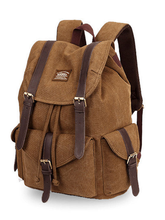 Kaukko Ezra Fabric Backpack Waterproof Brown 26.1lt K1016