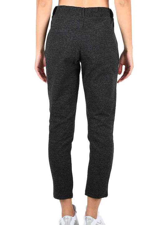 Freddy Women's Fabric Trousers Tapered Gray