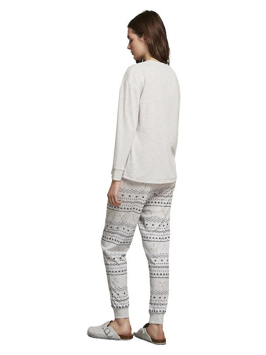 Catherine's Set Pijamale pentru Femei Gri