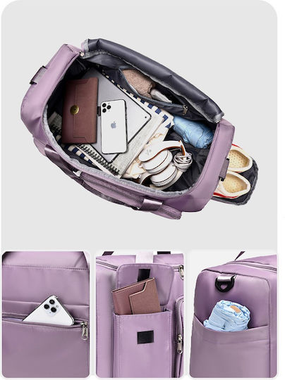 Playbags Sack Voyage 22lt Lila Fabric L42xW20xH26cm