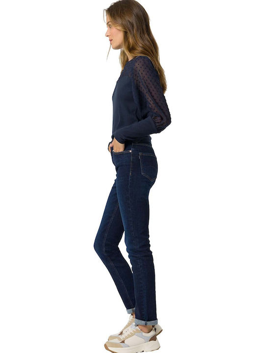 Tiffosi High Waist Women's Jean Trousers in Slim Fit