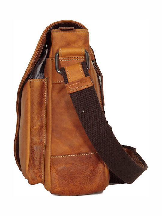 Leather Men's Bag Shoulder / Crossbody Tan