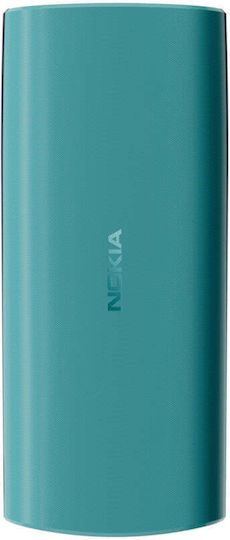 Nokia 105 4G Dual SIM Mobile with Buttons (Greek Menu) Cyan