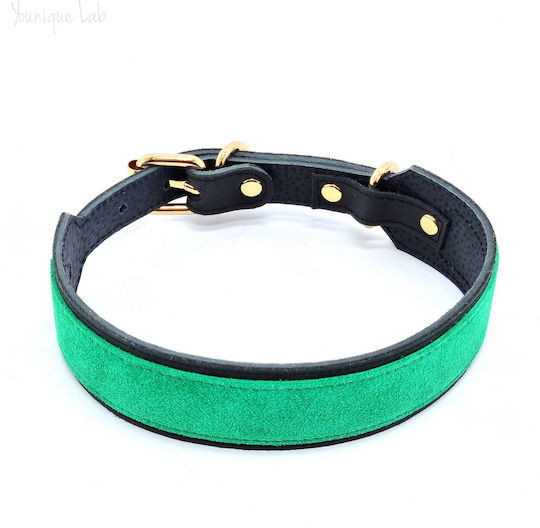 Younique Lab Dog Leash/Lead Leather SMALL in Black color 3cm