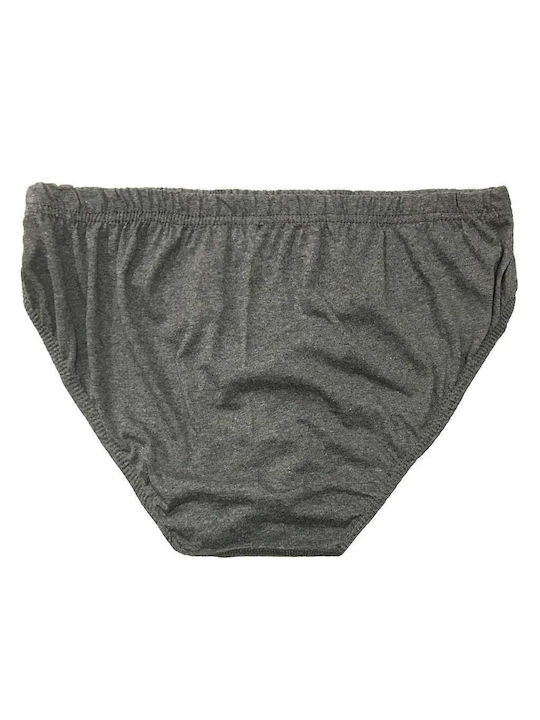 Onurel Herren Slips Grey/Black 3Packung