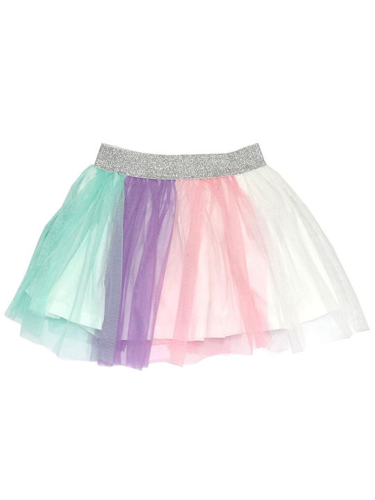 Kids' Set with Skirt Summer 2pcs Turquoise