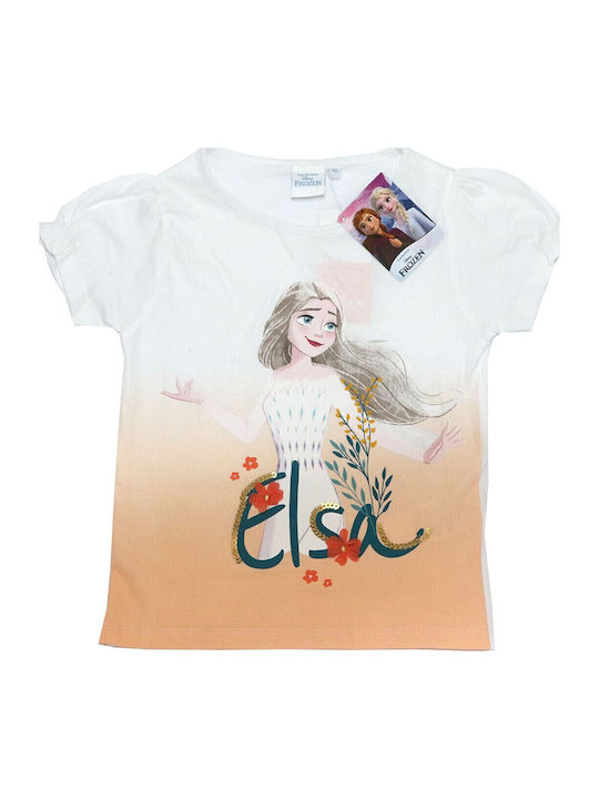 Kids' Set with Shorts Summer 2pcs Orange Frozen