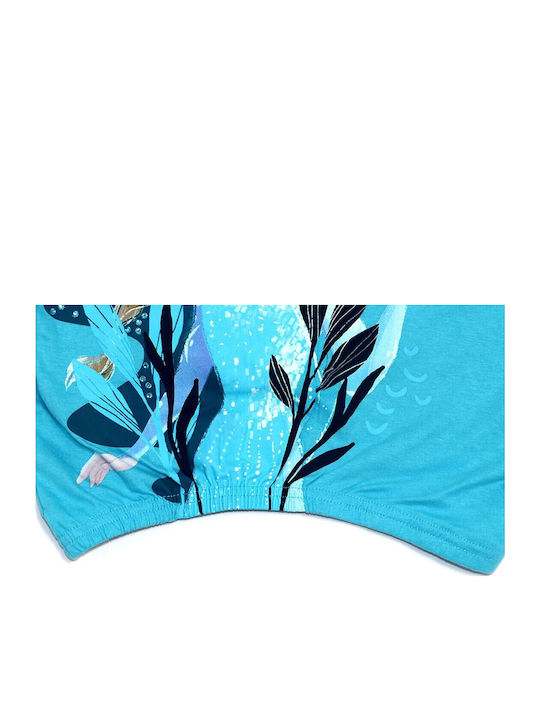 Kids' Set with Shorts Summer 2pcs Blue Frozen