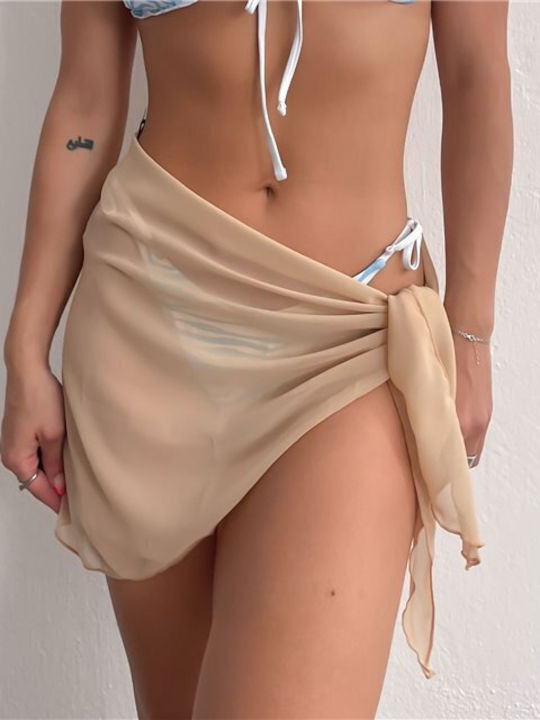 Beach skirt tied (Beige)