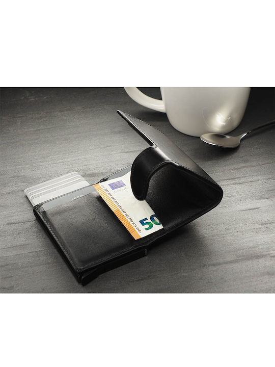 Δερμάτινο Ανδρικό Πορτοφόλι με RFID Μαύρο