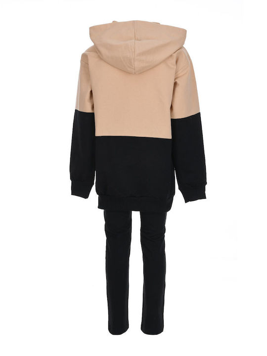 New College Kids Clothing Sets with Beige Leggings 2 Pieces