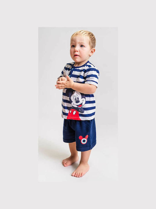 Cerda Kids Set with Shorts Summer 2pcs Navy Blue