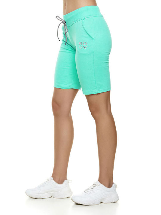 Bodymove Women's Sporty Bermuda Shorts Turquoise