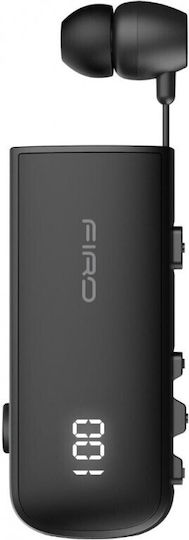 Firo H16J In-ear Bluetooth Handsfree Earphone Lapel with Sweat Resistance Black