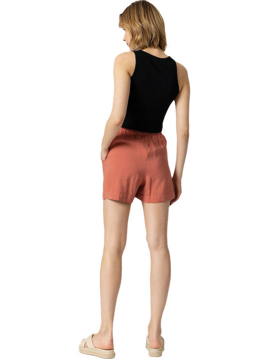 Tiffosi Women's High-waisted Shorts Orange