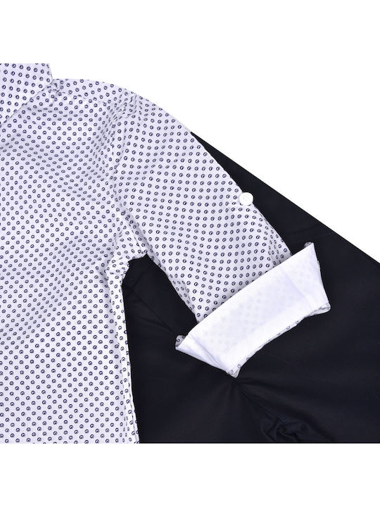 Set pentru copii cu pantaloni Iarnă 2buc Alb