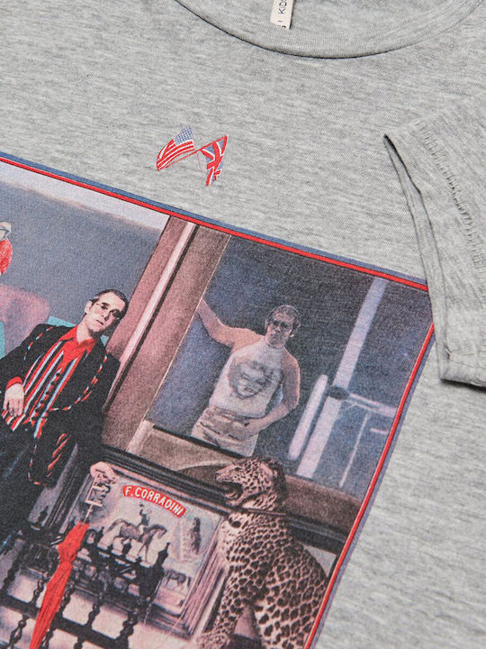 Παιδικό T-shirt Γκρι 15183151