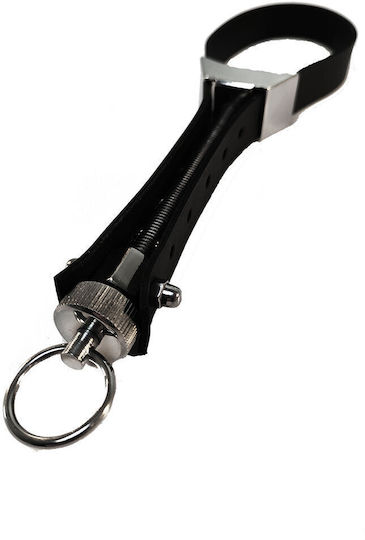 Black Label Leather Breast Puller Noose 2 BDSM Accessory σε Μαύρο Χρώμα