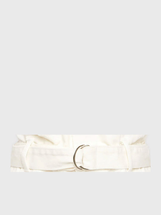Women's High-waisted Shorts White
