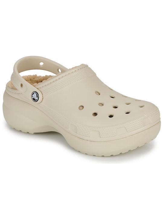 Crocs Γυναικεία Παπούτσια Θαλάσσης Μπεζ