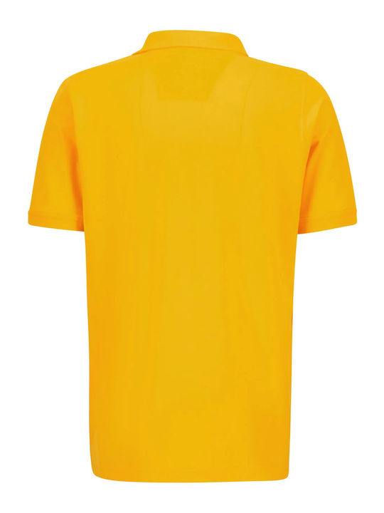 Fynch Hatton Men's Short Sleeve Blouse Polo Yellow