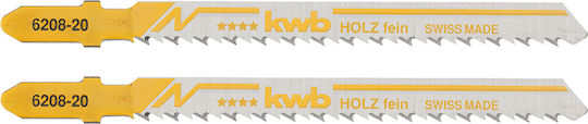 KWB Jig Saw Blade for Wood 75mm 2pcs 620820