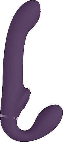 Vive Fără bretele Strap On cu Dildo în Culoare Violet